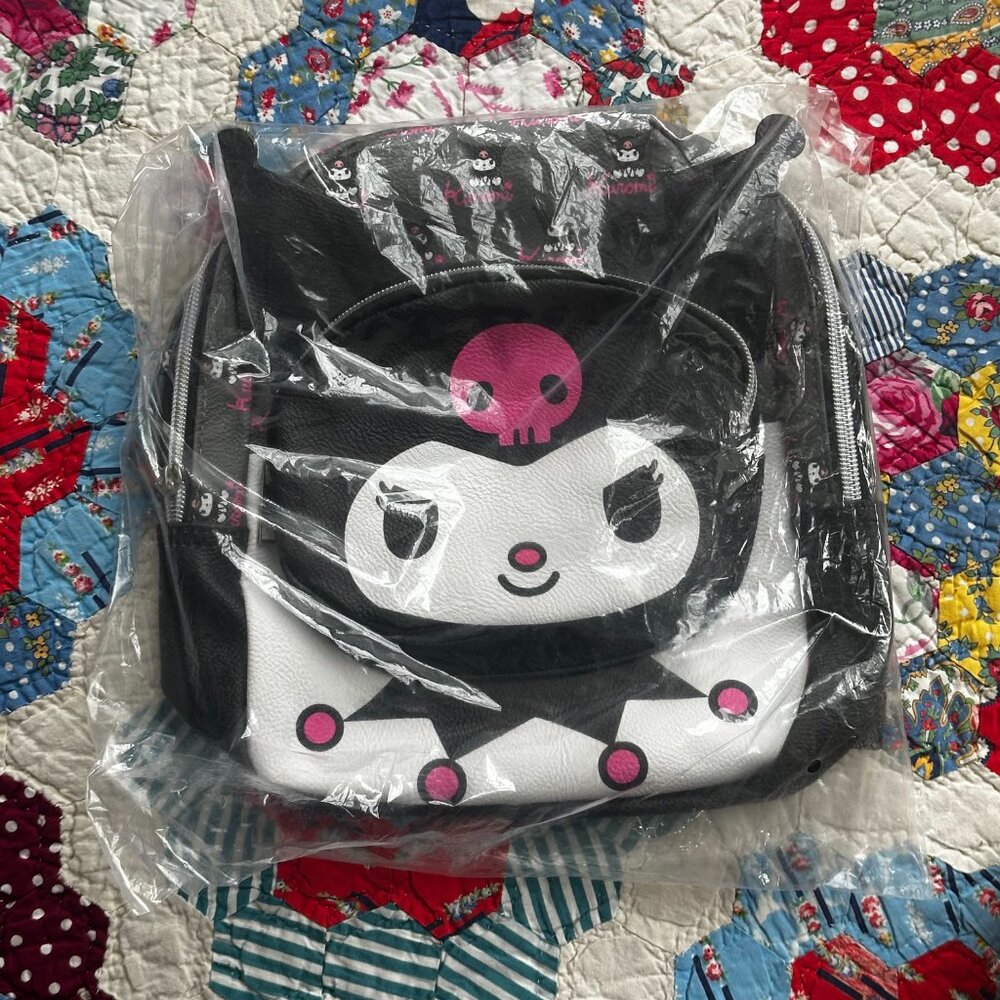Kuromi Backpack Fast Forward Sanrio Hello Kitty and Friends Mini Bag